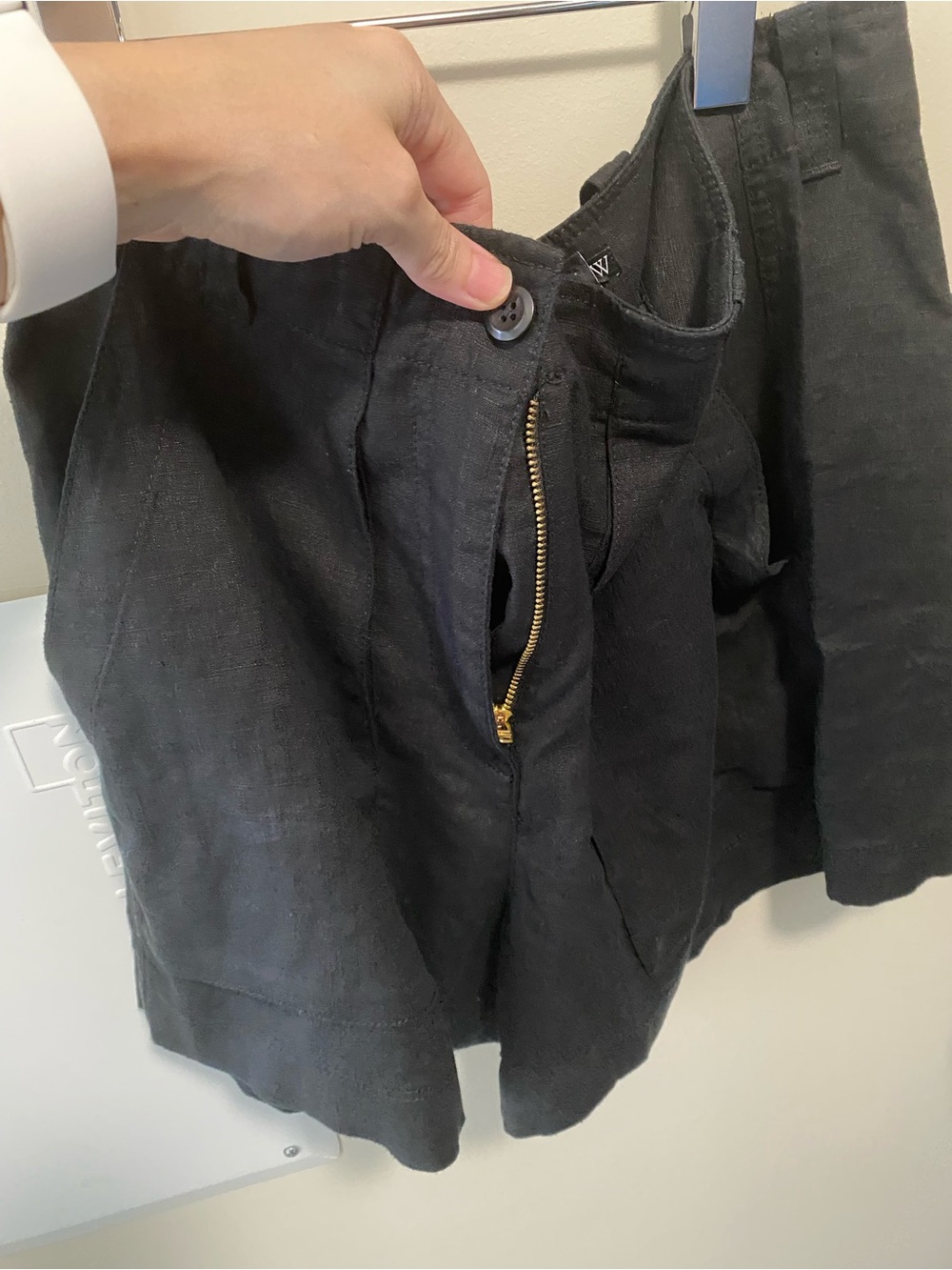J Crew Black Women's Linen Shorts